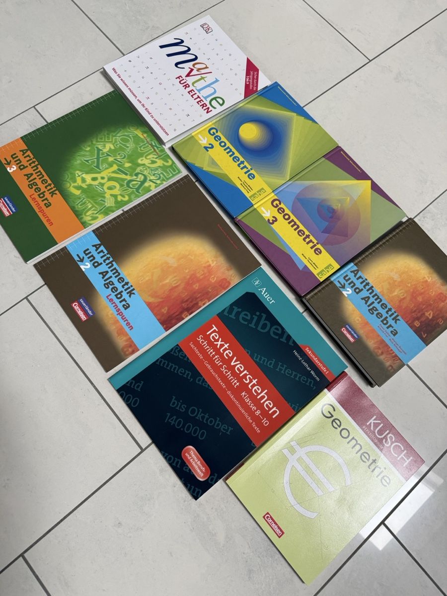 Libri: Schulbücher-Set: Mathematik, Geometrie, Texte verstehen – Usato da Münsingen venduto da energystar15