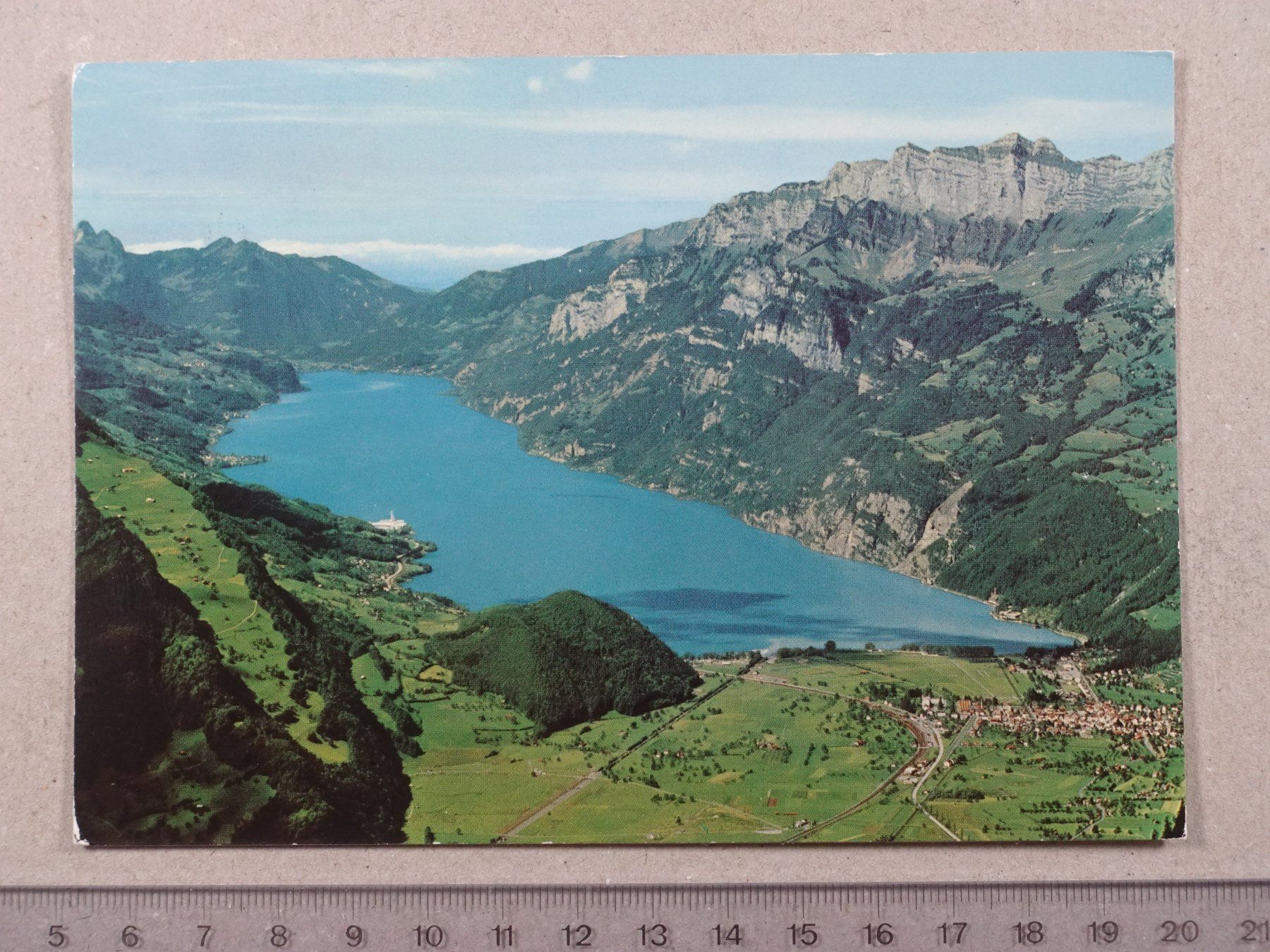 Cartoline postali: Walensee, 1976, Poststempel Quinten – Usato da Lenzburg venduto da fh1