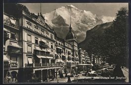Interlaken, Hotel Victoria mit Jungfrau