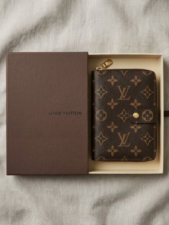 Original Louis Vuitton Portemonnaie Monogram Canvas inkl Box