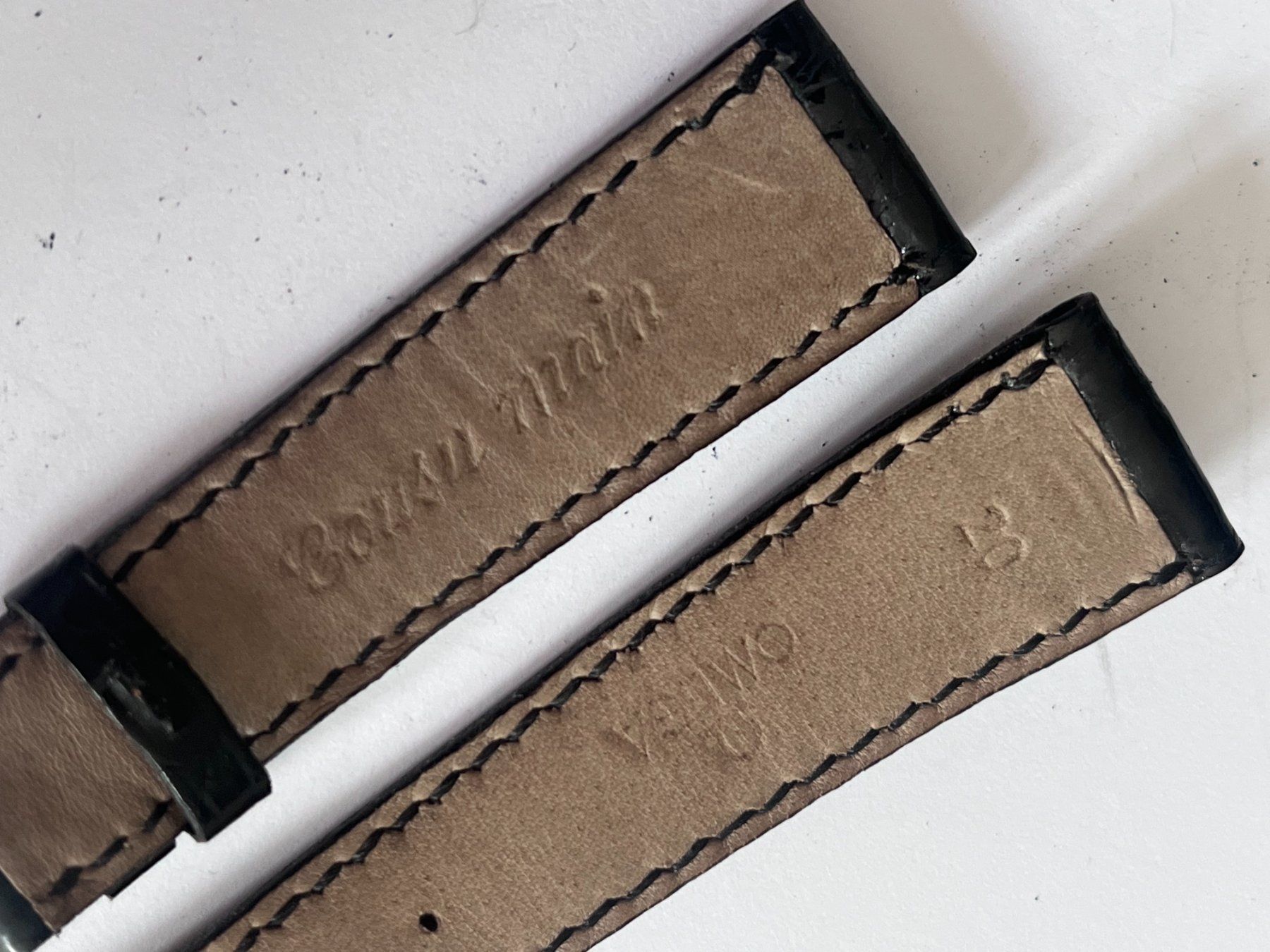 Omega Armbänder & -reifen: Omega Lederband 20mm – Neu (gemäss Beschreibung) aus Worblaufen von chronyves 5