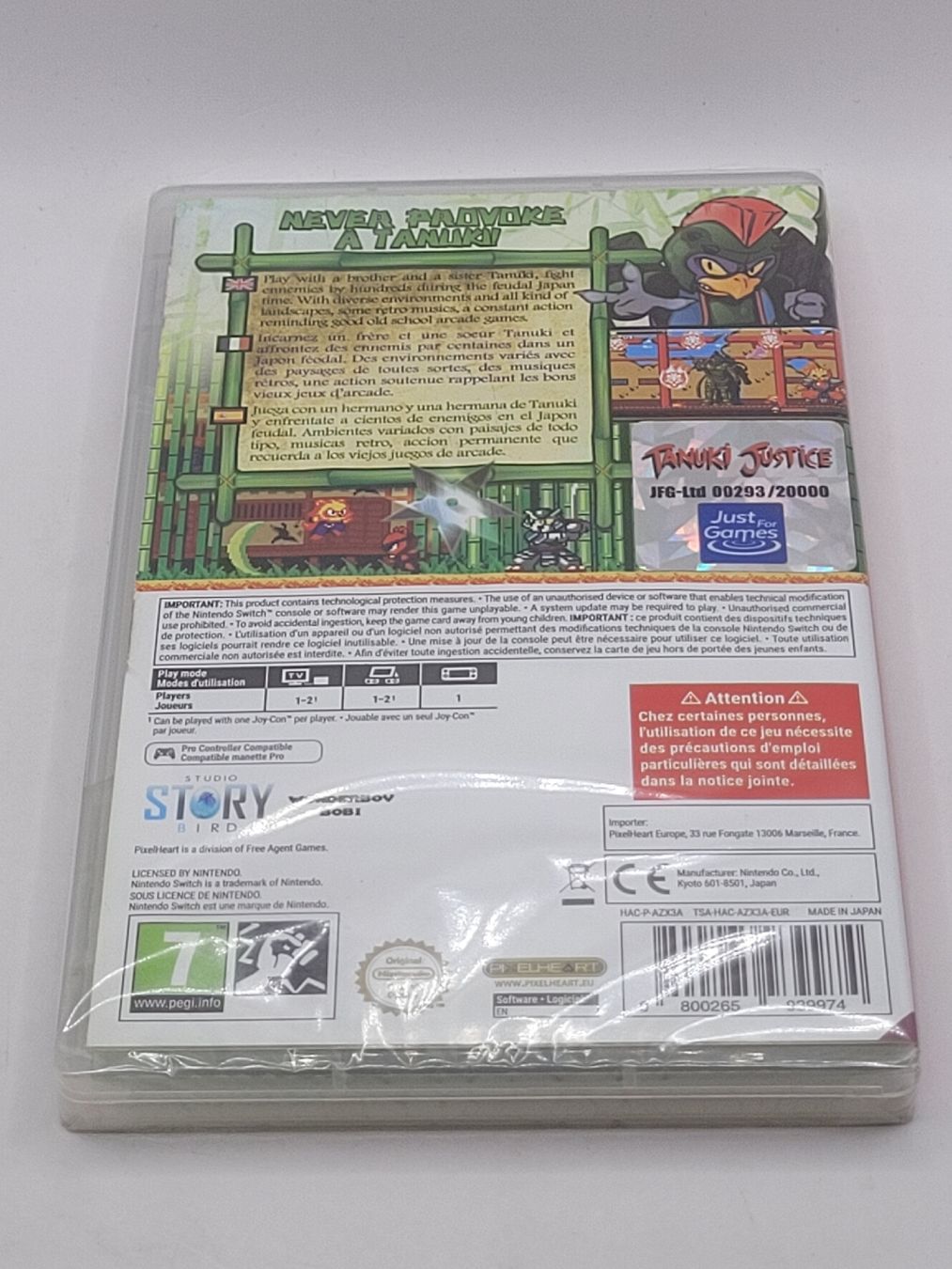 Nintendo Giochi: Tanuki Justice - Nintendo Switch - New OVP Pixelheart – Nuovo e nell'imballaggio originale da Münchenstein venduto da danytlaw 1