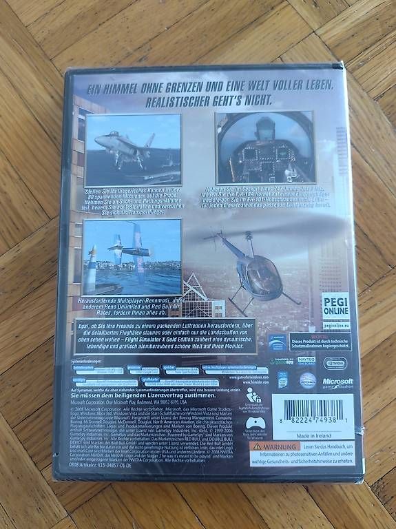 Microsoft Giochi: Microsoft Flight Simulator X Gold Edition sealed – Nuovo e nell'imballaggio originale da Wohlen AG venduto da gnabbr 1