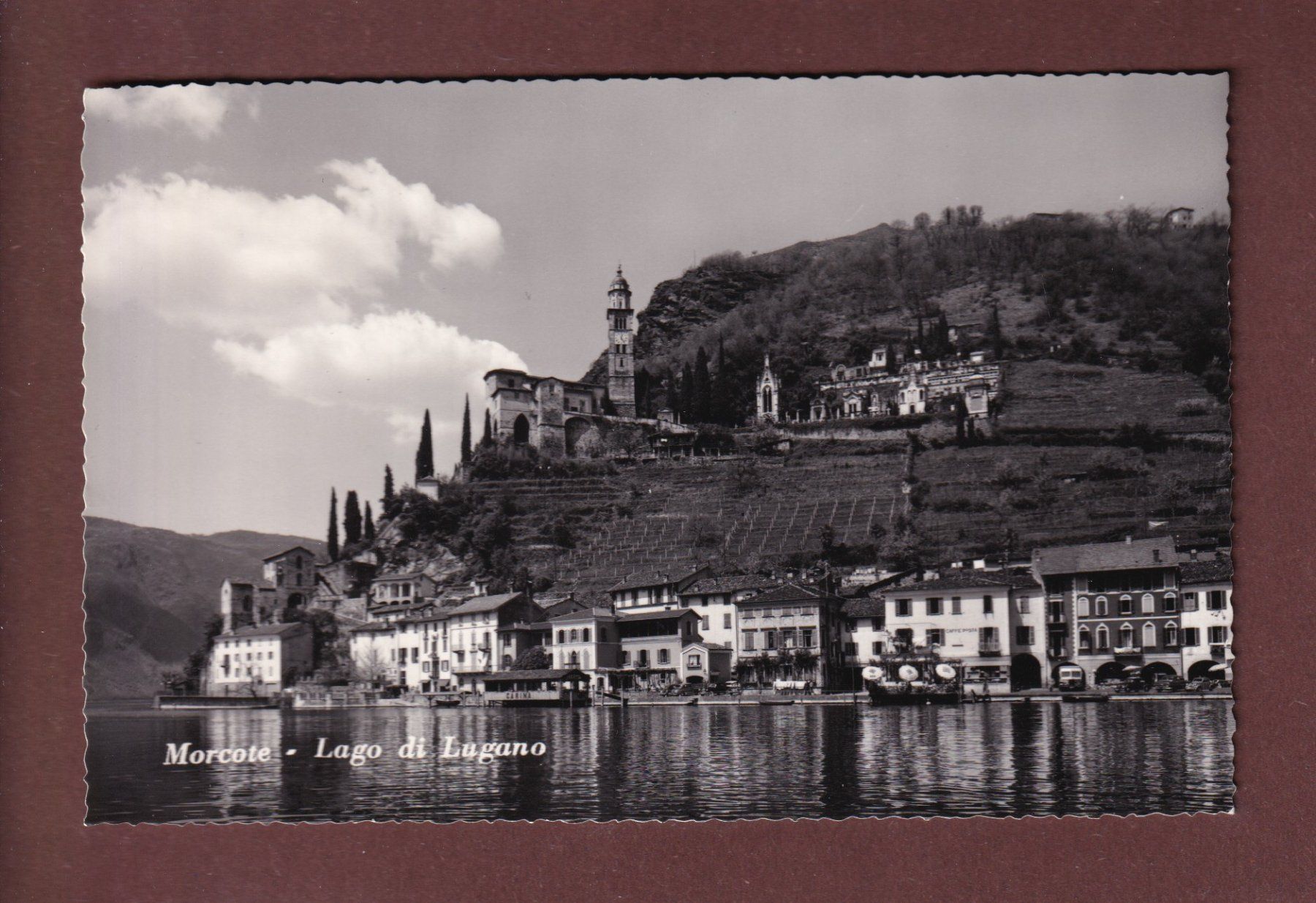 Cartoline postali: MORCOTE - 1957 – Usato da Pully venduto da nicecards-shop