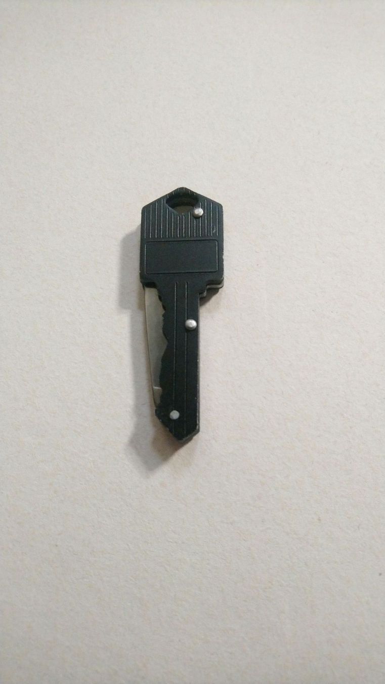 Taschenmesser: Taschenmesser Schlüssel-Messer Schwarz – Neu und originalverpackt aus Ettingen von flouleFM 2