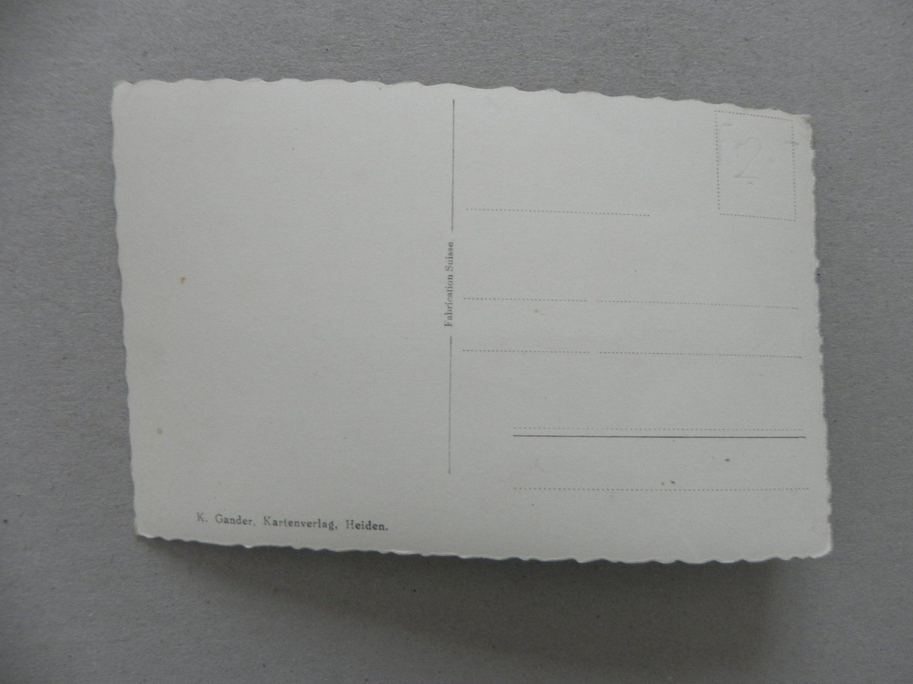 Ansichtskarten: Ansichtskarte Heiden app. Postauto 1945 – Gebraucht aus Siebnen von krimsie 1