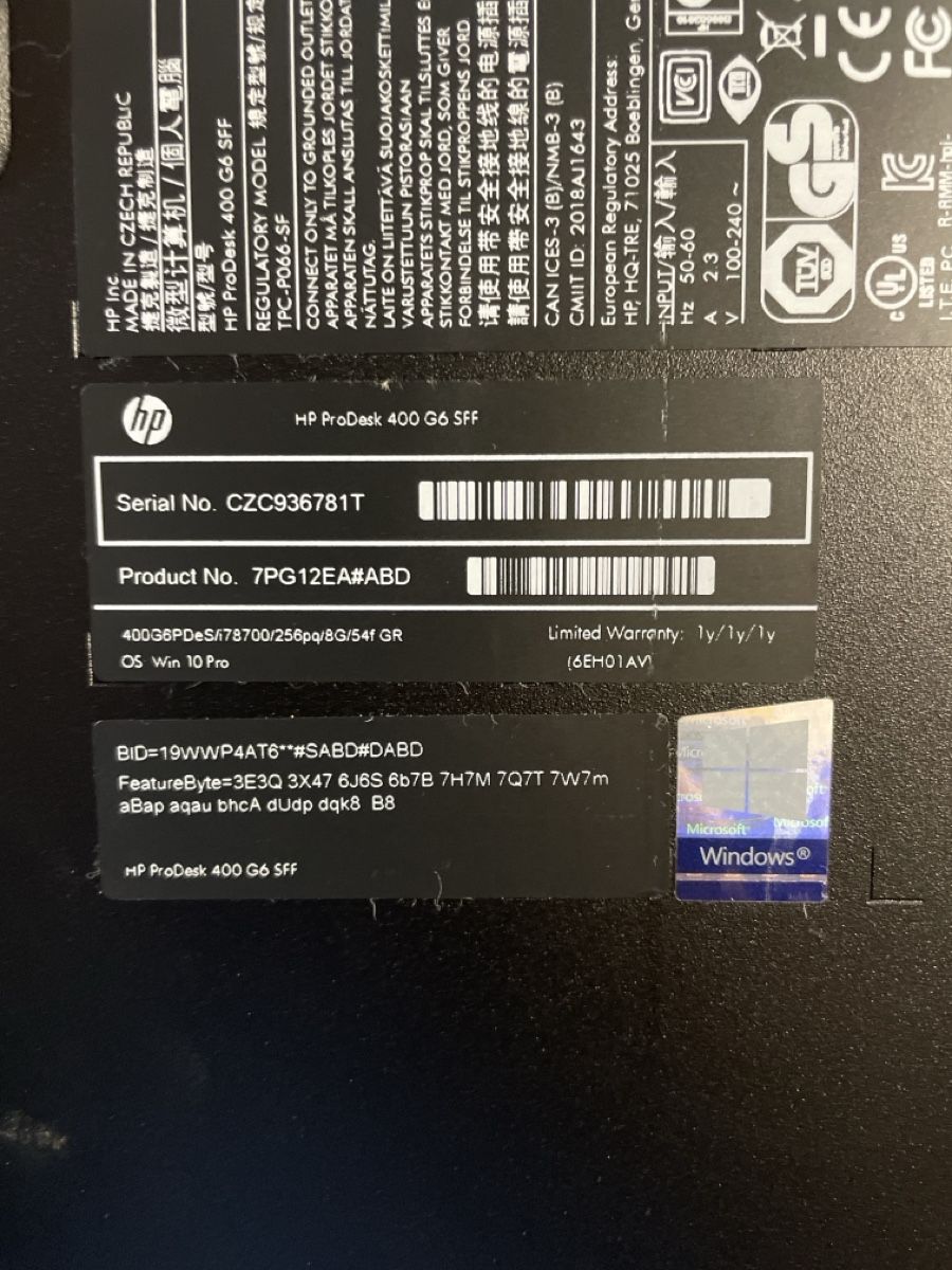 Hewlett Packard PC: HP ProDesk 400 G6 SFF – Usato da Abtwil sg venduto da Kueng.MultiOutlet 5