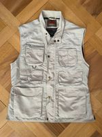 Gilet Vaude beige multi-poches