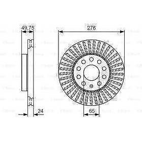 Alle Autoersatzteile: Disques de frein ventilés Audi Seat VW S – Gebraucht aus Grandcour von Yox 1