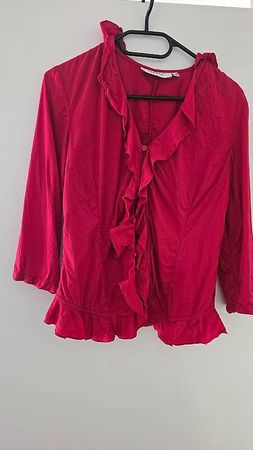 rote Bluse, Grösse 36