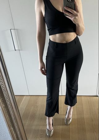 Schwarze Stoffhose Kathleen Madden Gr. 28 36 schwarz busines