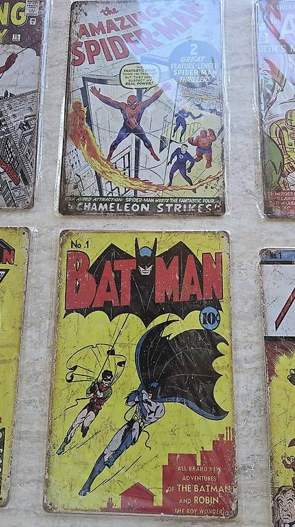 Insegne: Marvel / DC Blechschilder – Nuovo e nell'imballaggio originale da Bazenheid venduto da Exo_Tic 3
