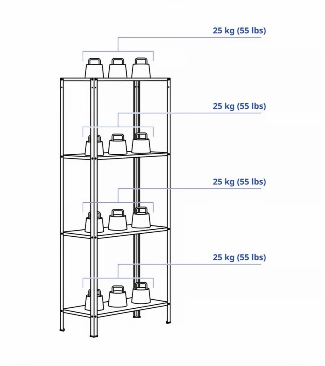 Ikea Scaffali: 2x HYLLIS Regal - IKEA – Usato da Ittigen venduto da bsf_tne3 3