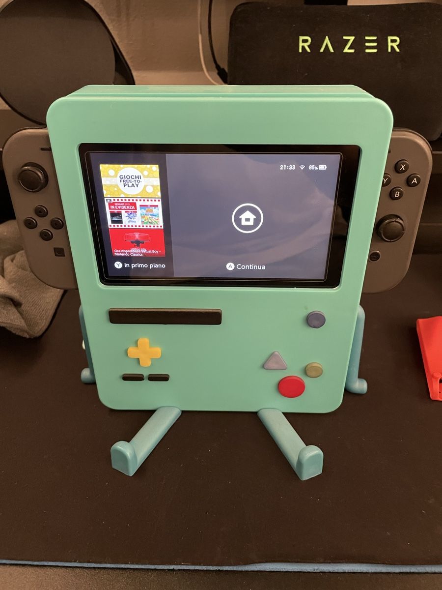 Altro in Decorazioni & Accessori: Supporto BMO Nintendo Switch - Adventure Time - TRATTABILE! – Usato da Bioggio venduto da lur_66sm 5
