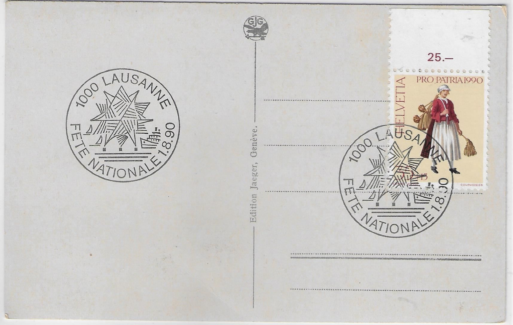 Cartes postales: Lausanne - Multiview - Litho – D'occasion à Ettingen par Kartenplanet 1