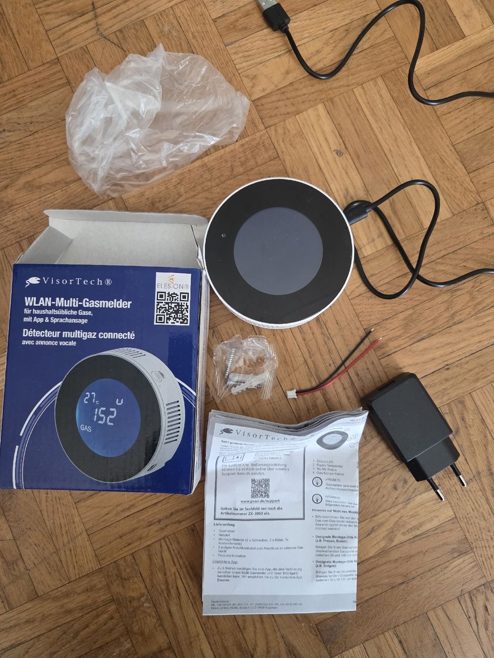 Messen: VisorTech WLAN-Multi-Gasmelder – Gebraucht aus Zürich von Shiva79