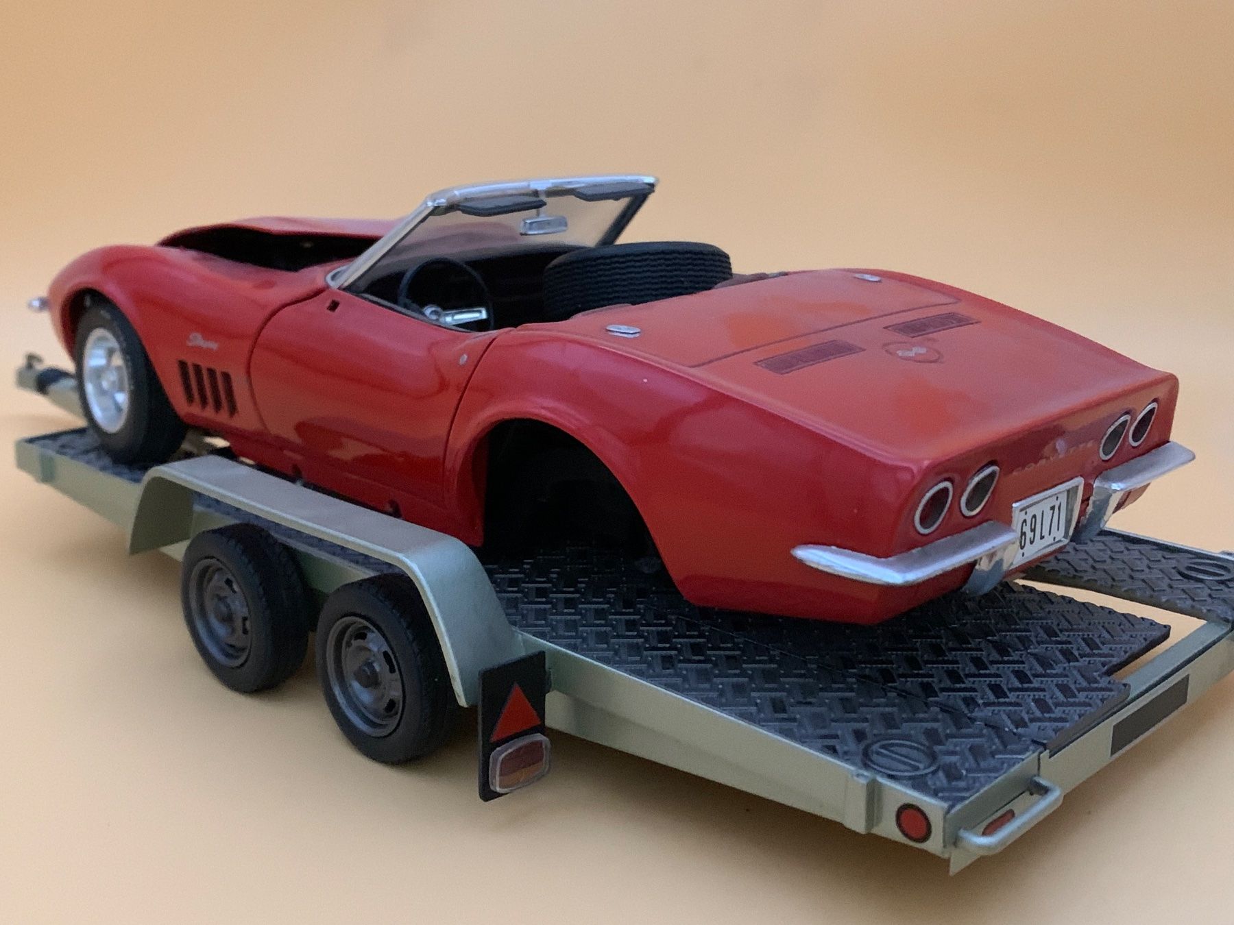 Chevrolet Modellini d'auto: 1969 Wrecked Corvette + Trailer 1:18 – Usato da Epautheyres venduto da LordSkull 7