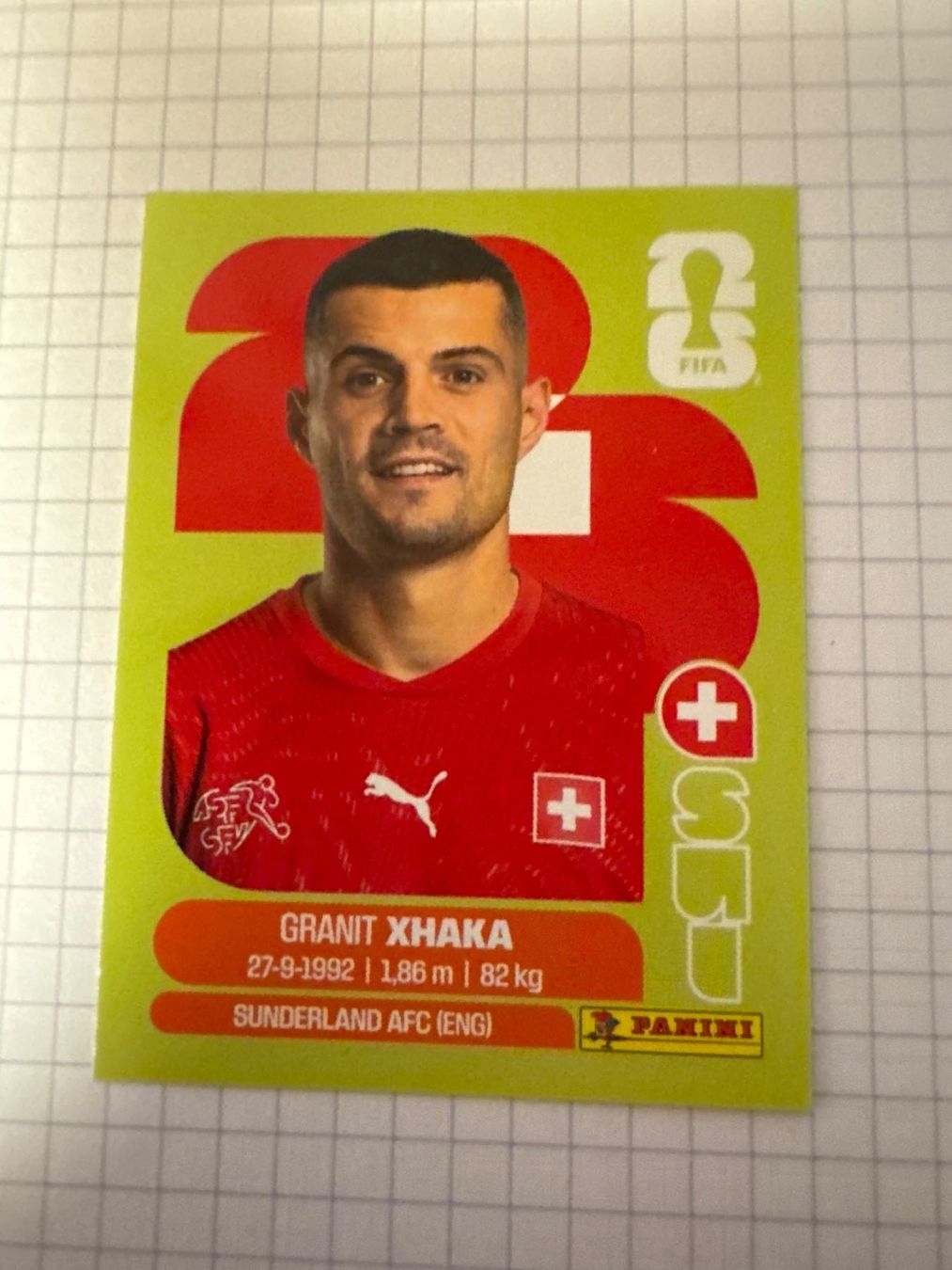 Panini Sticker WM 2026, SUI 9 Granit Xhaka (Neu (gemäss Beschreibung ...