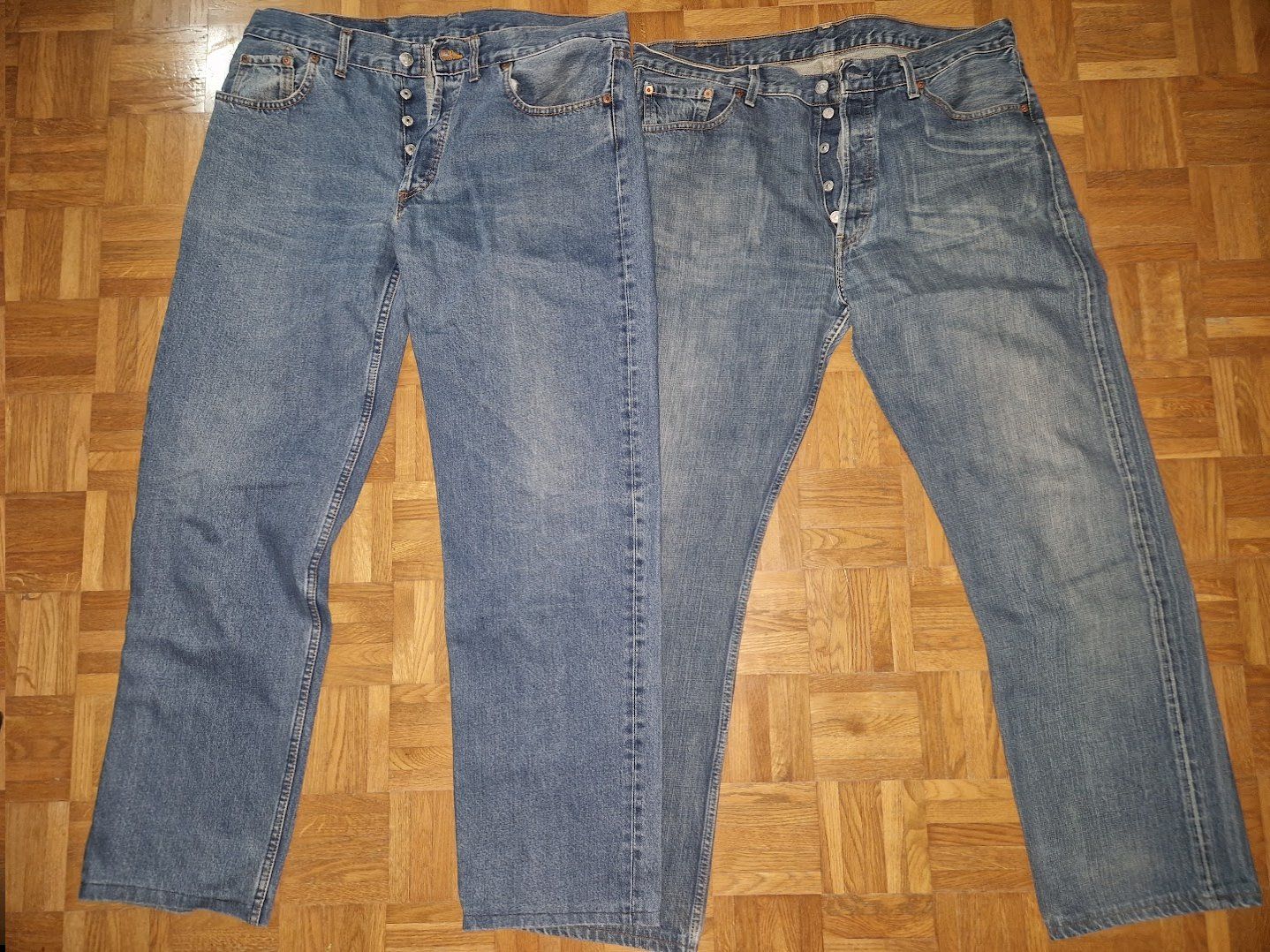 Levi's Jeans: 2x Levi's 501 Original Button Fly – Gr. 38/34 – Usato da Au SG venduto da jes_bj6k 2