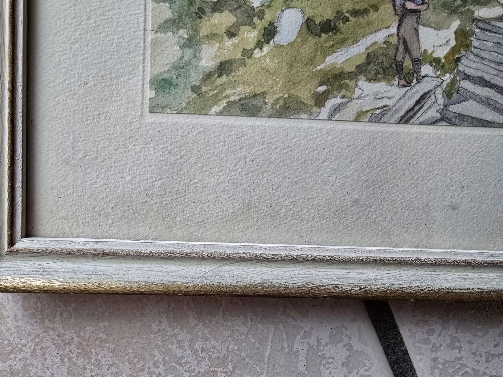 Poster & Bilder: Aquarell Berglandschaft – Gebraucht aus Adligenswil von Sorciere7 1