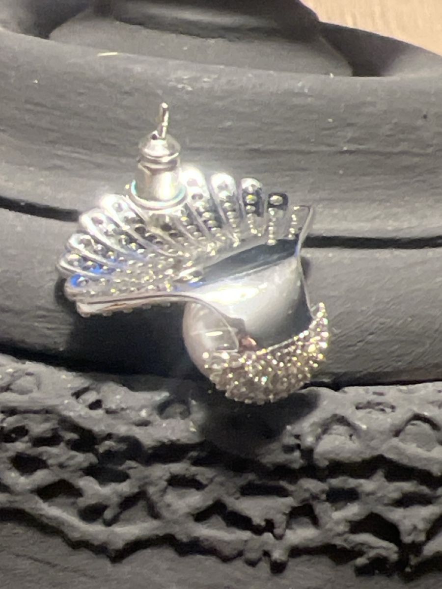 Orecchini pendenti & Orecchini a lobo: Elegante Ohrstecker Muschel Design mit Perle – Nuovo (secondo la descrizione) da Seon venduto da Sunny-Schmuck78 2