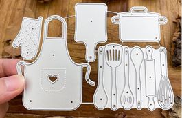 Neues Stanzschablonen-Set Kochen /  Backen / Küche