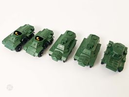 Lesney Matchbox Militär Military Vehicles 5x Vintage 60s/70s