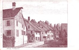 Zürich Höngg // Höngg circa 1910 Wolfgasse