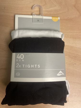 2er Pack C&A Strumpfhosen, Grösse 122/128, Neu & OVP!