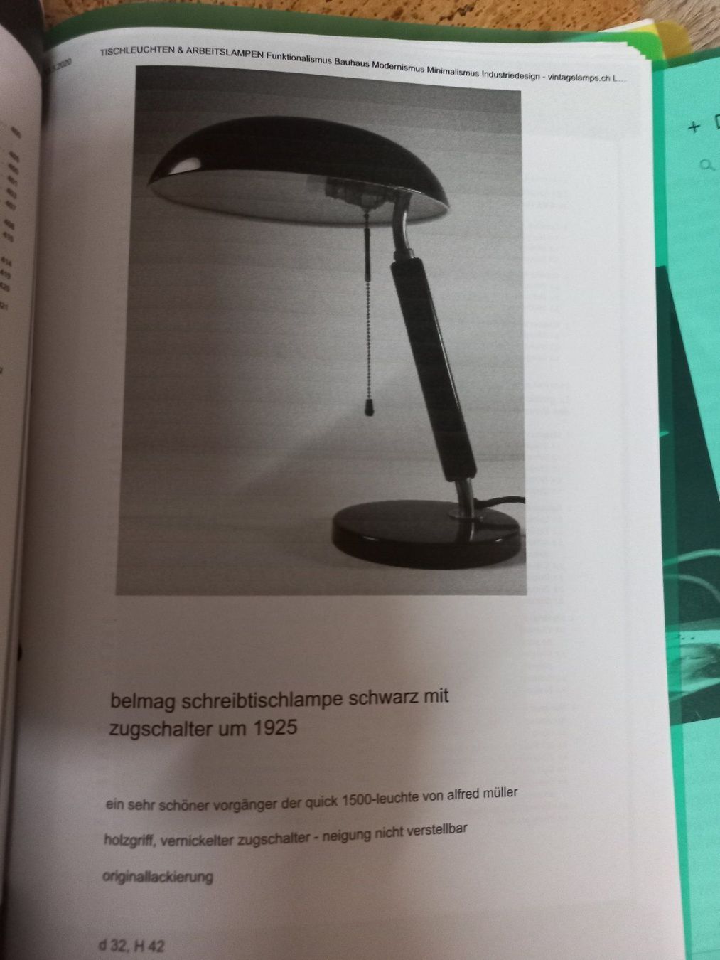 Belmag Lampen: Belmag Lampe von Karl Trabert – Gebraucht aus Ammerswil AG von savinir 8