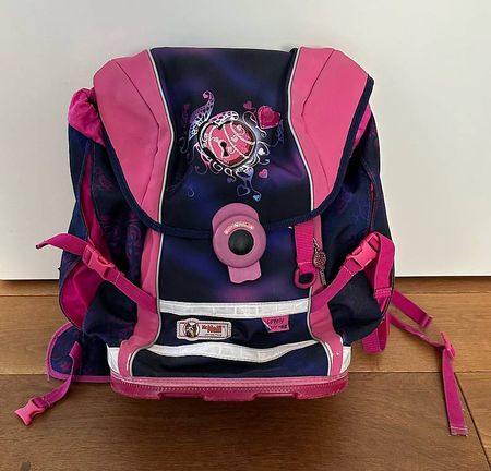 Schulranzen Set McNeill Lovely pink/blau gebraucht inkl. ...