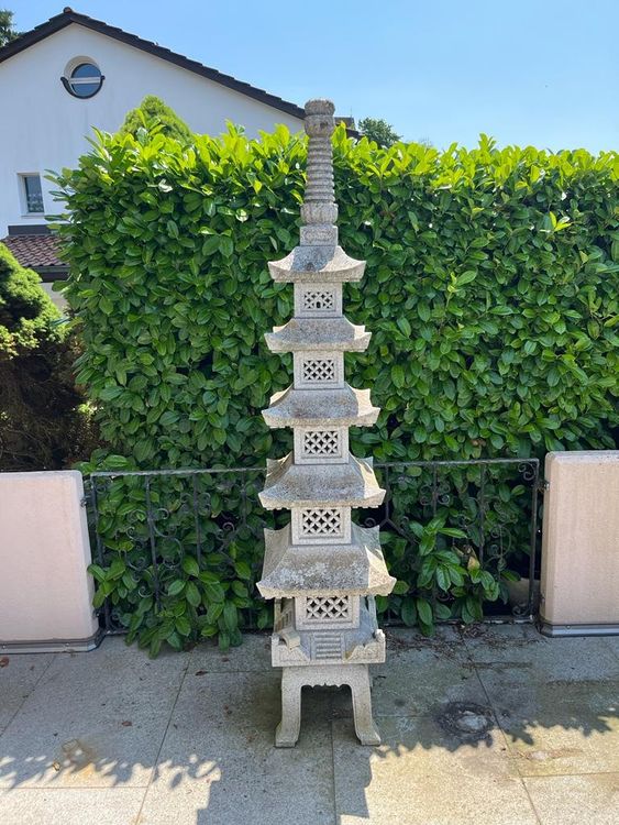 Pagode, japanisch, garten, stein, schwer, schön Kaufen auf Ricardo