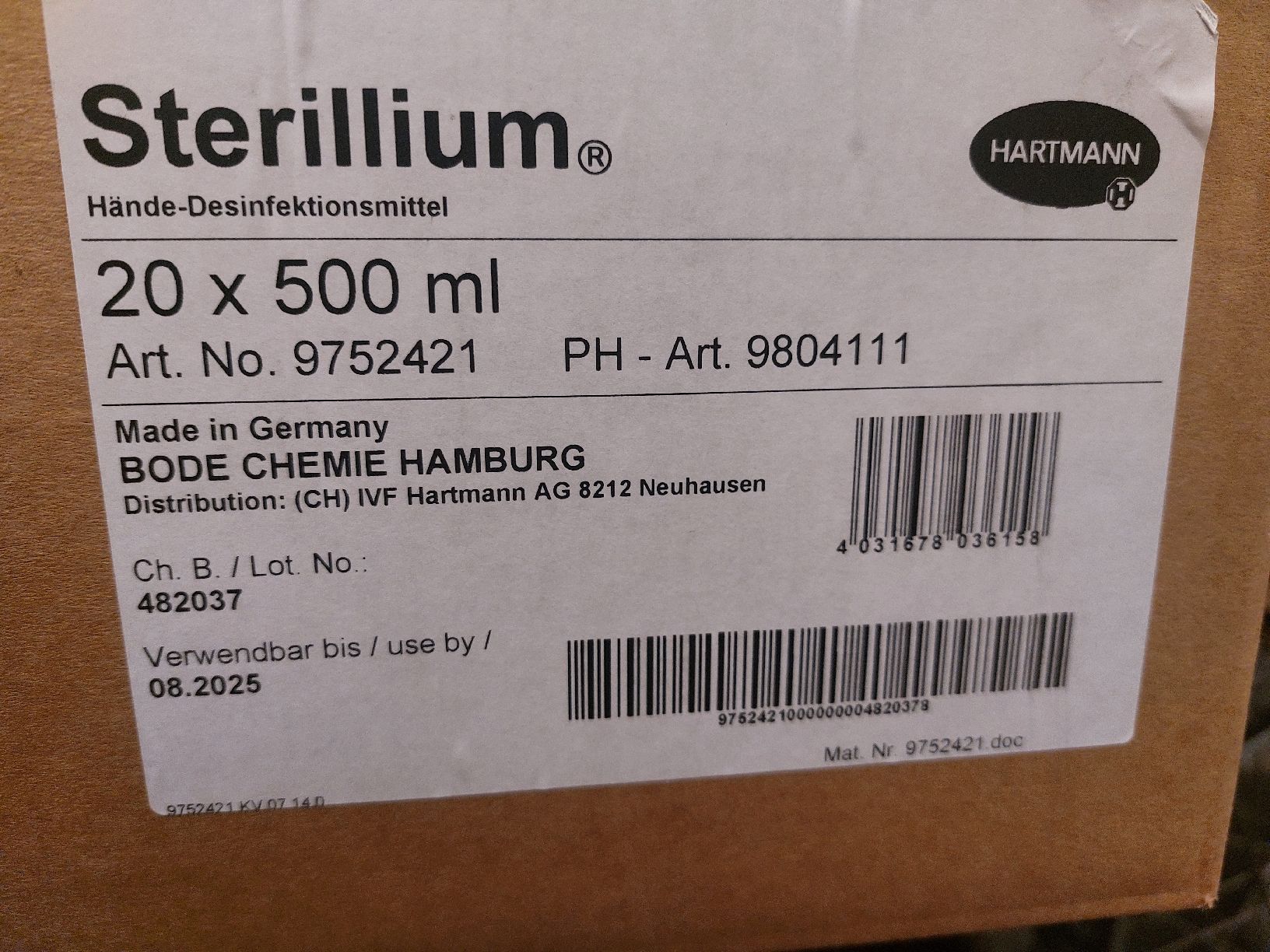 Pulizia & Igiene: Sterillium, Hände Desinfikations Mittel – Nuovo (secondo la descrizione) da Willisau venduto da Pzm81 3