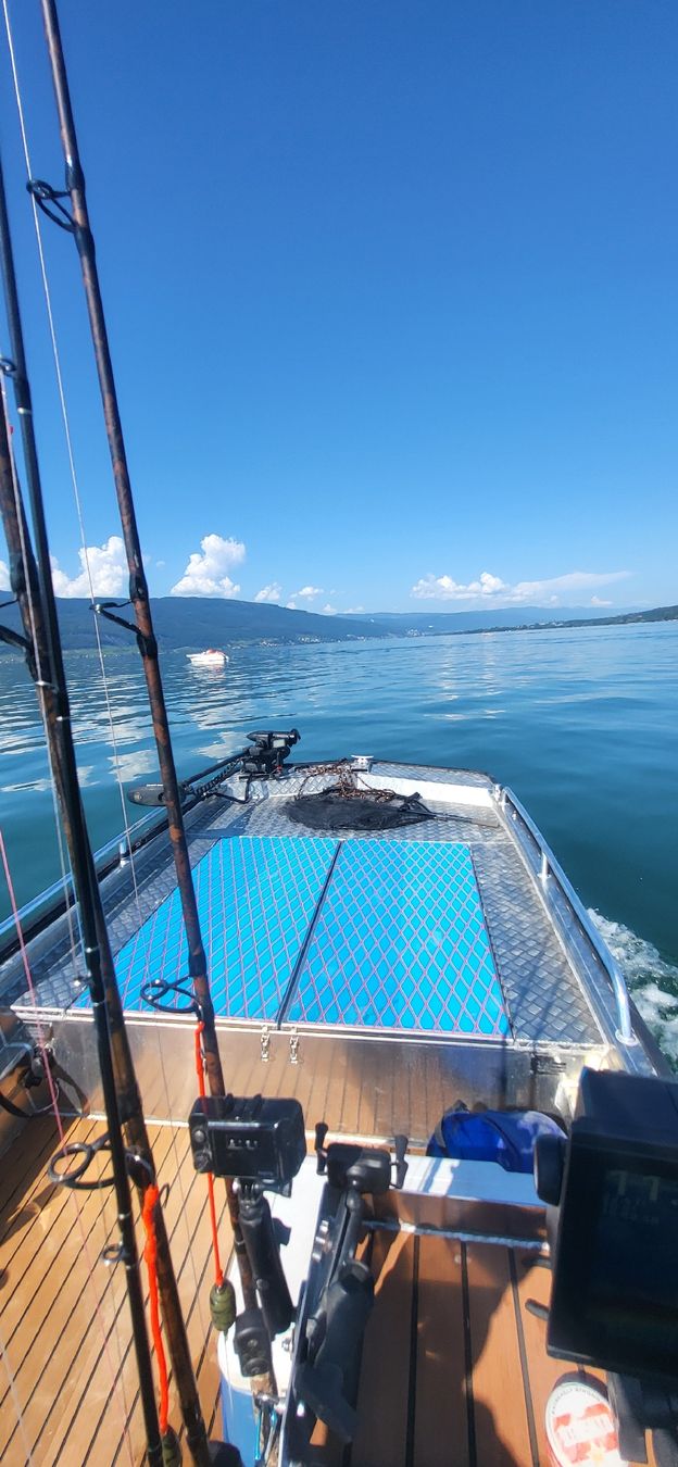 Bateaux: Fischerboot inkl. Motor, Bugmotor, Trailer, Batterien – D'occasion à Bern par Robru14 3