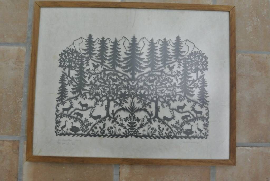 Arts picturaux & lithographies: Scherenschnitt von Peter Dummel – D'occasion à Burgdorf par Hafal