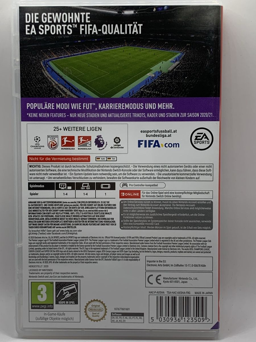 Nintendo Giochi: Nintendo Switch - FIFA 21 Legacy Edition – Usato da Ostermundigen venduto da RG-Collector 1