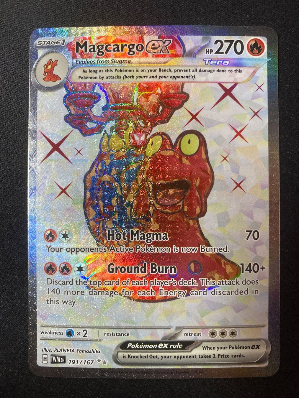Pokémon Sammelbilder & Trading cards: Magcargo ex - Ultra Rare - Twilight Masquerade - EN – Neu (gemäss Beschreibung) aus Hausen AG von Shrade