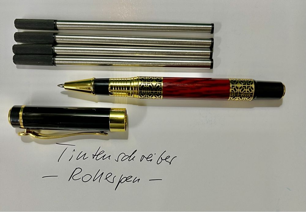 Nib! Kugelschreiber, 12 Stück + 4 Nachfüllminen, 1,0 Mm, Blau – Transparent, Für Büro & Schule