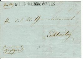 Vorphila Schönholzersweilen 1850 nach Lichtensteig