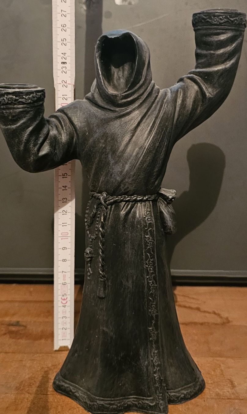 Figuren: Kerzenhalter Dementor Figur dunkelgrau – Gebraucht aus Worben von Quest
