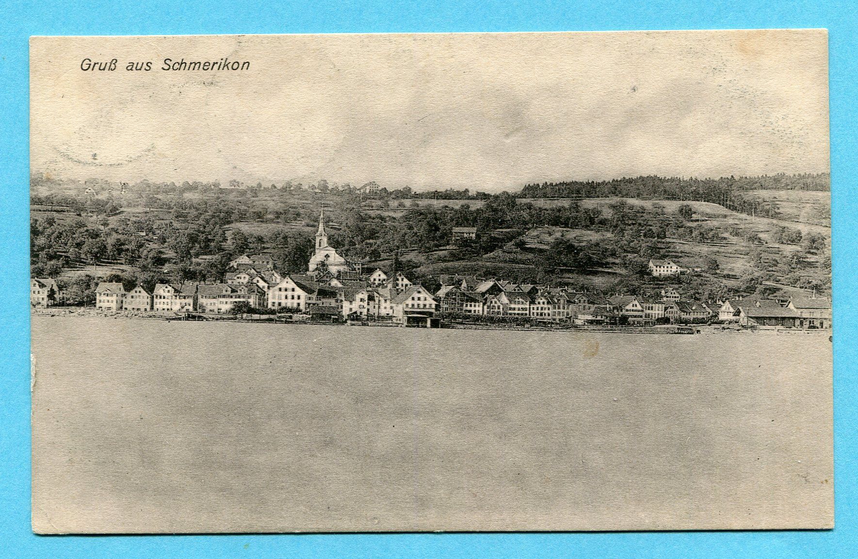 Cartoline postali: Gruss aus Schmerikon 1909 – Usato da Opfikon venduto da Prophila