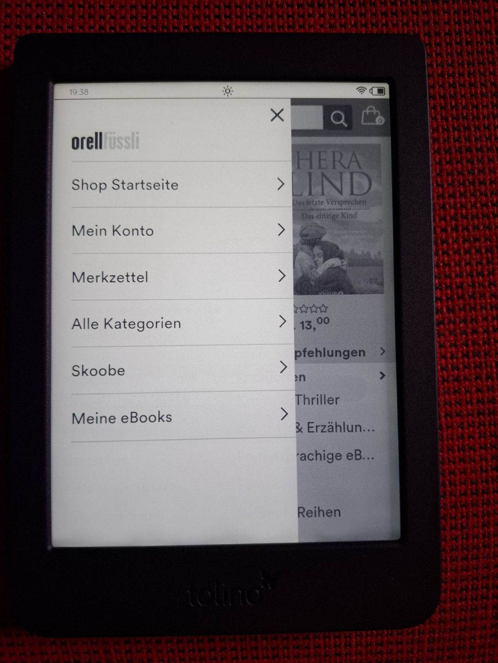 Tolino Tablet PC: Tolino page 2 eBook Reader Ausstellungsteil – Usato da Bibern SH venduto da Rolf550 2