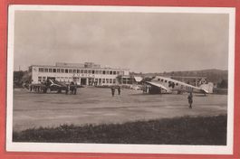Dübendorf Flugplatz Stationsgebäude Flugzeuge ad-astra 1933