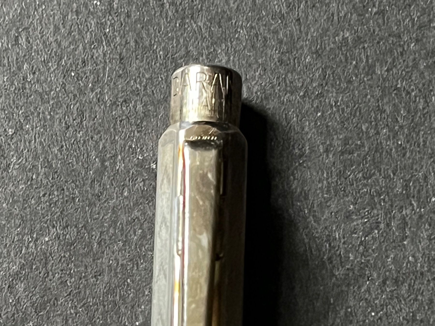 Caran D'Ache Bleistifte, Farbstifte & Kreide: Caran d’Ache Ecridor Minenhalter - Chevron, versilbert SCHL. – Gebraucht aus Zürich von FV.vintage 3