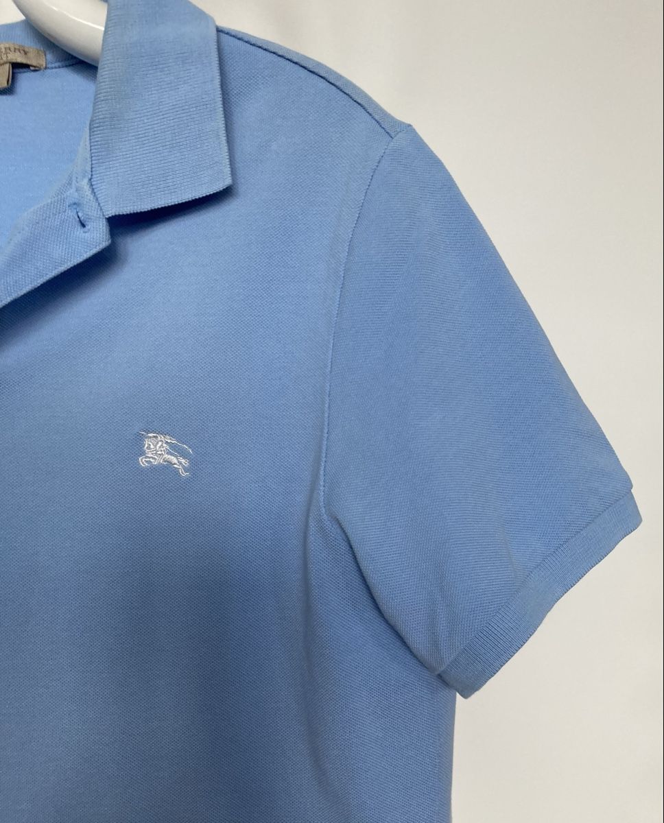 Burberry Magliette Polo: Burberry Polohemd Hellblau / L – Usato da Oberhofen Thun'see venduto da lilaoelum 1