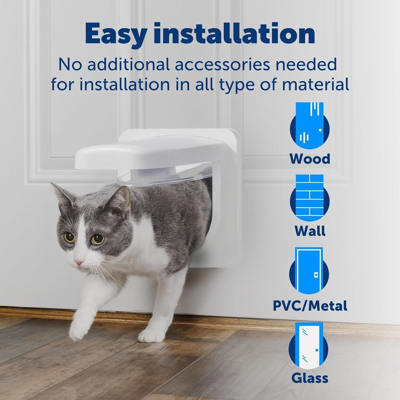 Gattaiole: Petporte Smart Flap Katzenklappe mit Mikrochip – Nuovo e nell'imballaggio originale da Schaffhausen venduto da smarastore 4