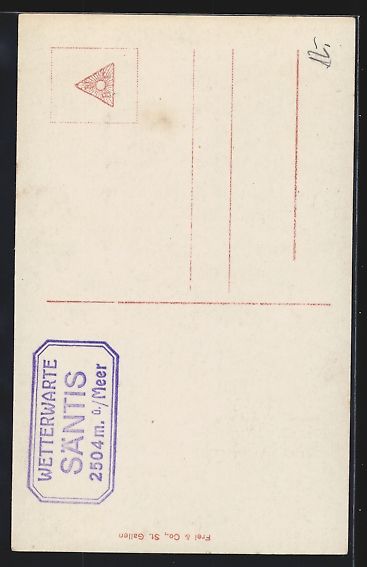 Cartes postales: Säntis, Ermordeter Wetterwart, Ehepaar  – D'occasion à Berlin par bartko-reher 1