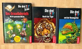 Die drei ??? Kids Buecher "Das Grusellabyrinth", "Nacht d...