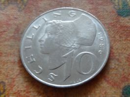 AUTRICHE  10  Schilling  1980