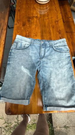 Camp David Jeans Bermudas Hellblau Stretch Gr. 38